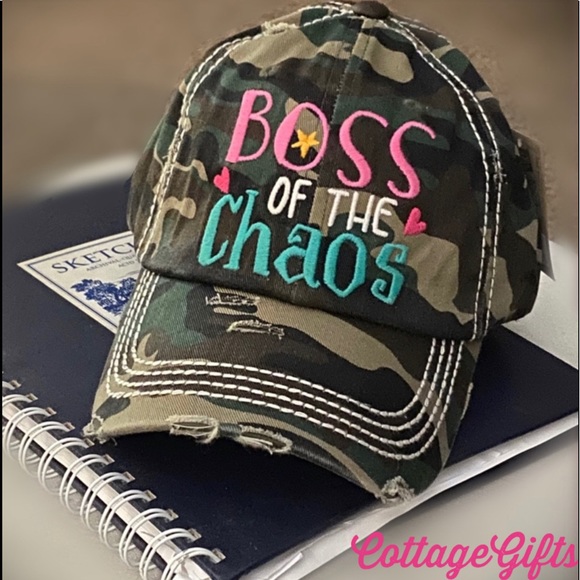 Boss of the Chaos Hat Camo Cap - Picture 2 of 4